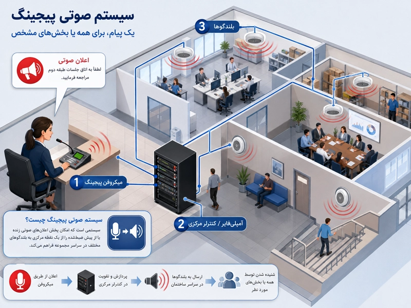 سیستم صوتی پیجینگ چیست؟